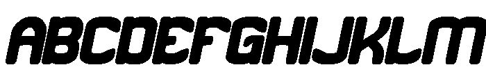 First Point Bold Italic Font UPPERCASE