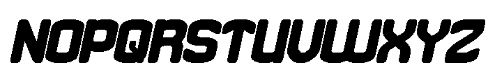 First Point Bold Italic Font UPPERCASE