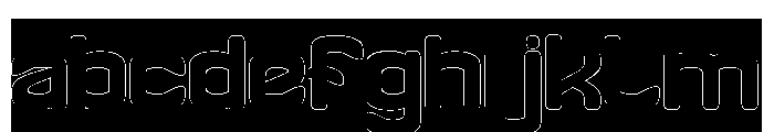 First Point-Hollow-Inverse FONT
