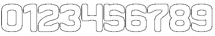 First Point-Hollow Font OTHER CHARS