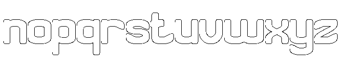 First Point-Hollow Font LOWERCASE
