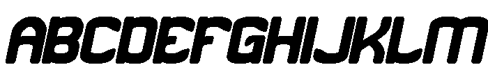First Point Italic Font UPPERCASE
