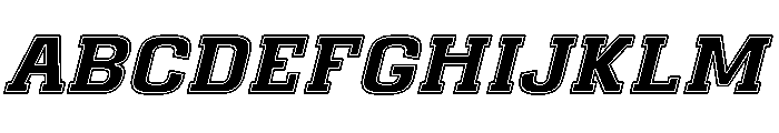First Sport Italic Italic Font UPPERCASE