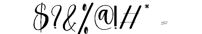 Firstly Font OTHER CHARS