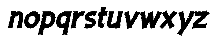 Firya Italic Font LOWERCASE
