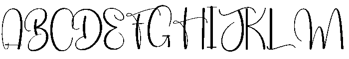 Fishingman Font UPPERCASE