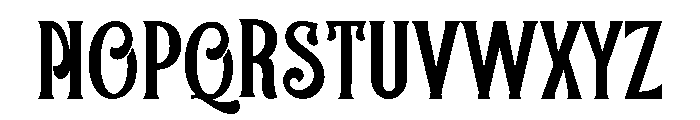 Fishtail Christmas Font UPPERCASE