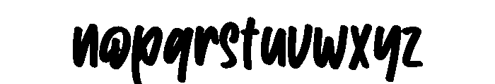 Fisoil Font LOWERCASE