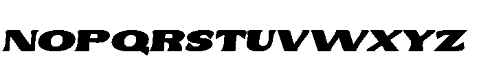 Fist Rock Font LOWERCASE
