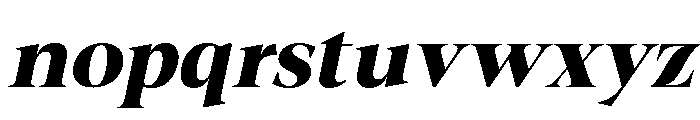 Fitgad Bold Ita SemExp Font LOWERCASE