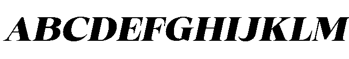 Fitgad ExtBd Ita Exp Font UPPERCASE