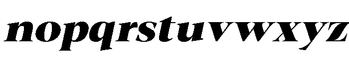 Fitgad ExtBd Ita Exp Font LOWERCASE