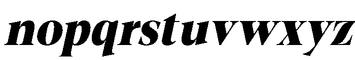 Fitgad ExtBd Ita SemiCond Font LOWERCASE