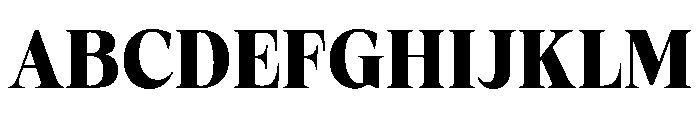 Fitgad ExtBd SemiCond Font UPPERCASE