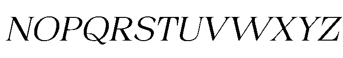 Fitgad ExtLt Ita Exp Font UPPERCASE