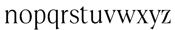 Fitgad ExtLt SemiCond Font LOWERCASE