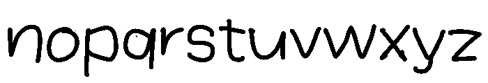Five Years Old Font LOWERCASE