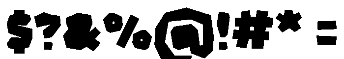 Fixtory Regular Font OTHER CHARS