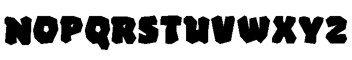 Fixtory Regular Font UPPERCASE