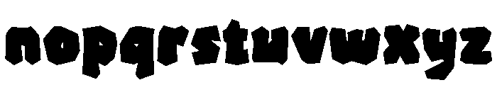 Fixtory Regular Font LOWERCASE