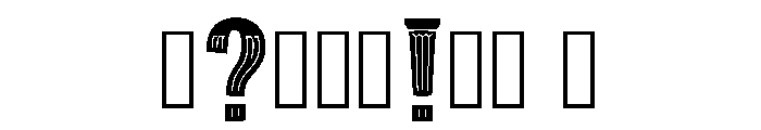 Fizan Regular Font OTHER CHARS