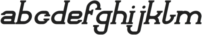 FICTION Bold Italic otf (700) Font LOWERCASE