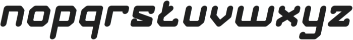 FIREBUG Bold Italic otf (700) Font LOWERCASE