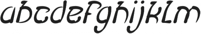 FISH BONE Italic otf (400) Font LOWERCASE