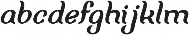 FISHERMAN Bold Italic otf (700) Font LOWERCASE