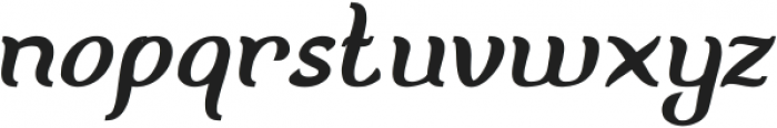 FISHERMAN Bold Italic otf (700) Font LOWERCASE