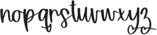 Fiasco Cursive Font Regular otf (400) Font LOWERCASE