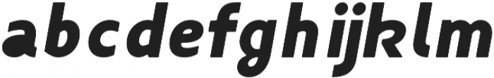 Fibon Neue Black Italic Round otf (900) Font LOWERCASE