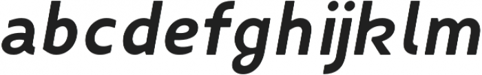 Fibon Neue Bold Italic Round otf (700) Font LOWERCASE