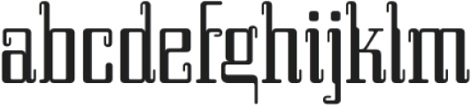Fibula-Regular otf (400) Font LOWERCASE