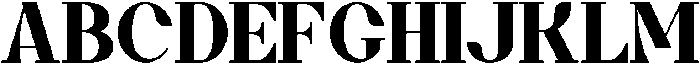 Ficrom Regular otf (400) Font UPPERCASE