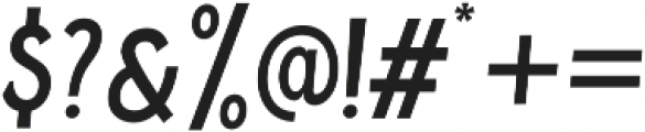 Fictoria Italic otf (400) Font OTHER CHARS