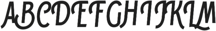 Fictoria Italic otf (400) Font UPPERCASE