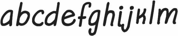 Fiddle Bold Italic ttf (700) Font LOWERCASE