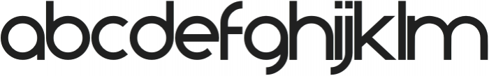 Fidena Regular otf (400) Font LOWERCASE