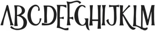 Fidencio Serif Font Regular otf (400) Font UPPERCASE