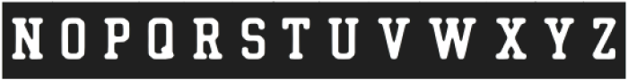 Field House Varsity Banner otf (400) Font UPPERCASE