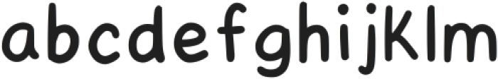 Field Mouse Regular otf (400) Font LOWERCASE
