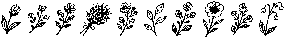 Field Notes Icons otf (400) Font OTHER CHARS