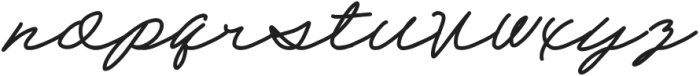 FieldJournal Script Regular otf (400) Font LOWERCASE