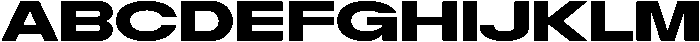 Fierce Black otf (900) Font UPPERCASE