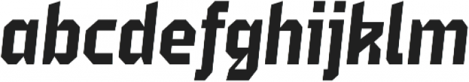 Fierro Italic otf (400) Font LOWERCASE