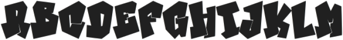 FieryArtRegular otf (400) Font UPPERCASE