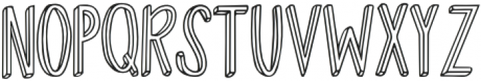 Fiesta Plain Font Regular otf (400) Font UPPERCASE