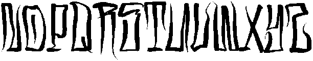 Fiesta Regular otf (400) Font UPPERCASE