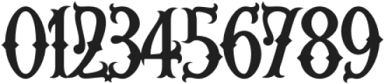Fifth Reign Bold otf (700) Font OTHER CHARS